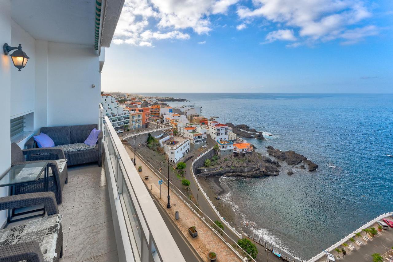 Incredible Sea & Mountain View Aircon Front Line Of Atlantic Ocean Apartment Puerto de Santiago  Exterior photo